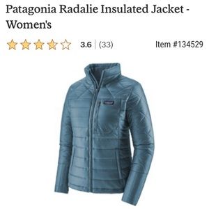 Patagonia radalie Puffy Jacket